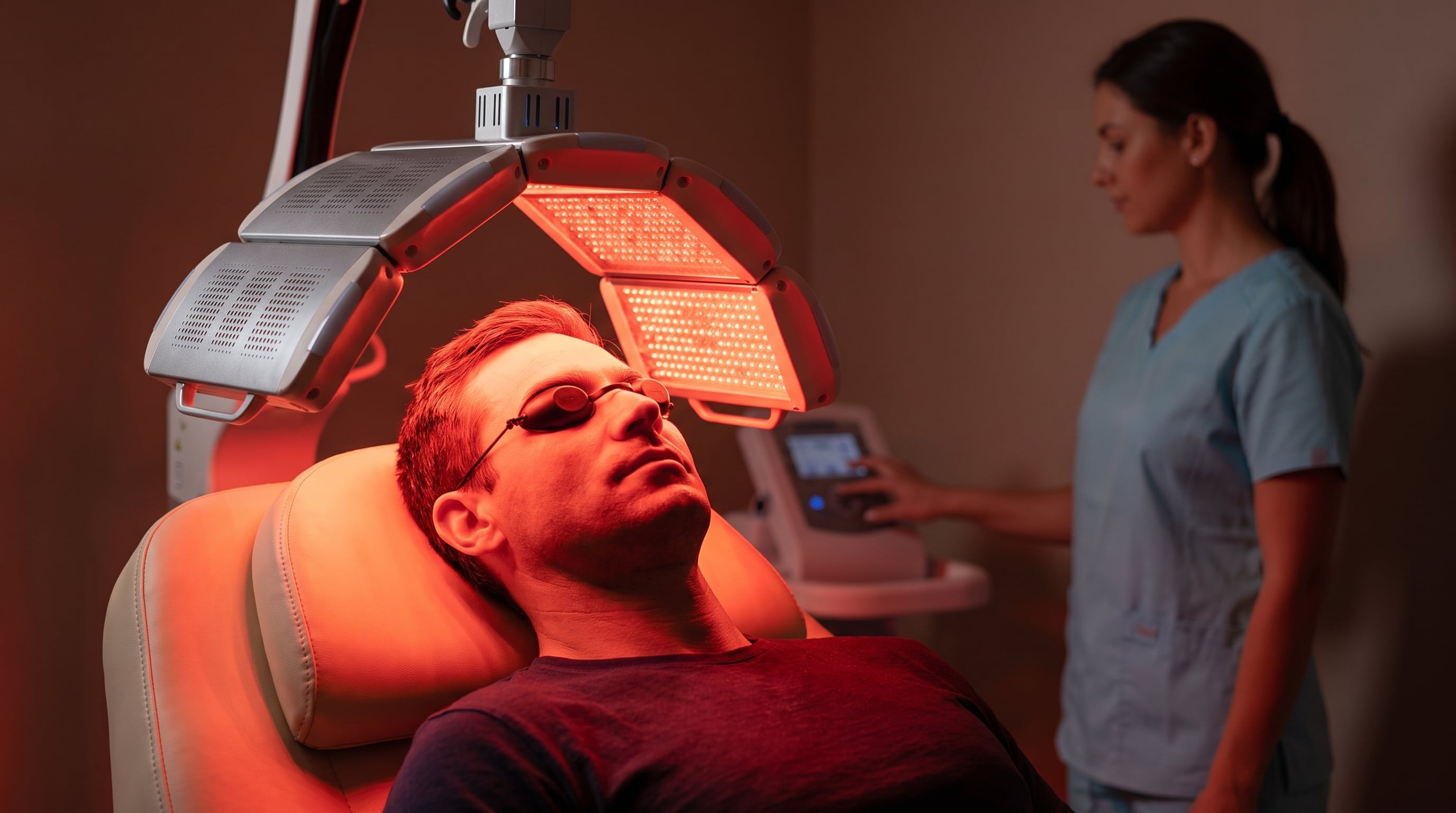 La terapia con luz roja y el plasma rico en plaquetas pueden complementar los medicamentos para tratar la caída del cabello (Imagen Ilustrativa Infobae)
