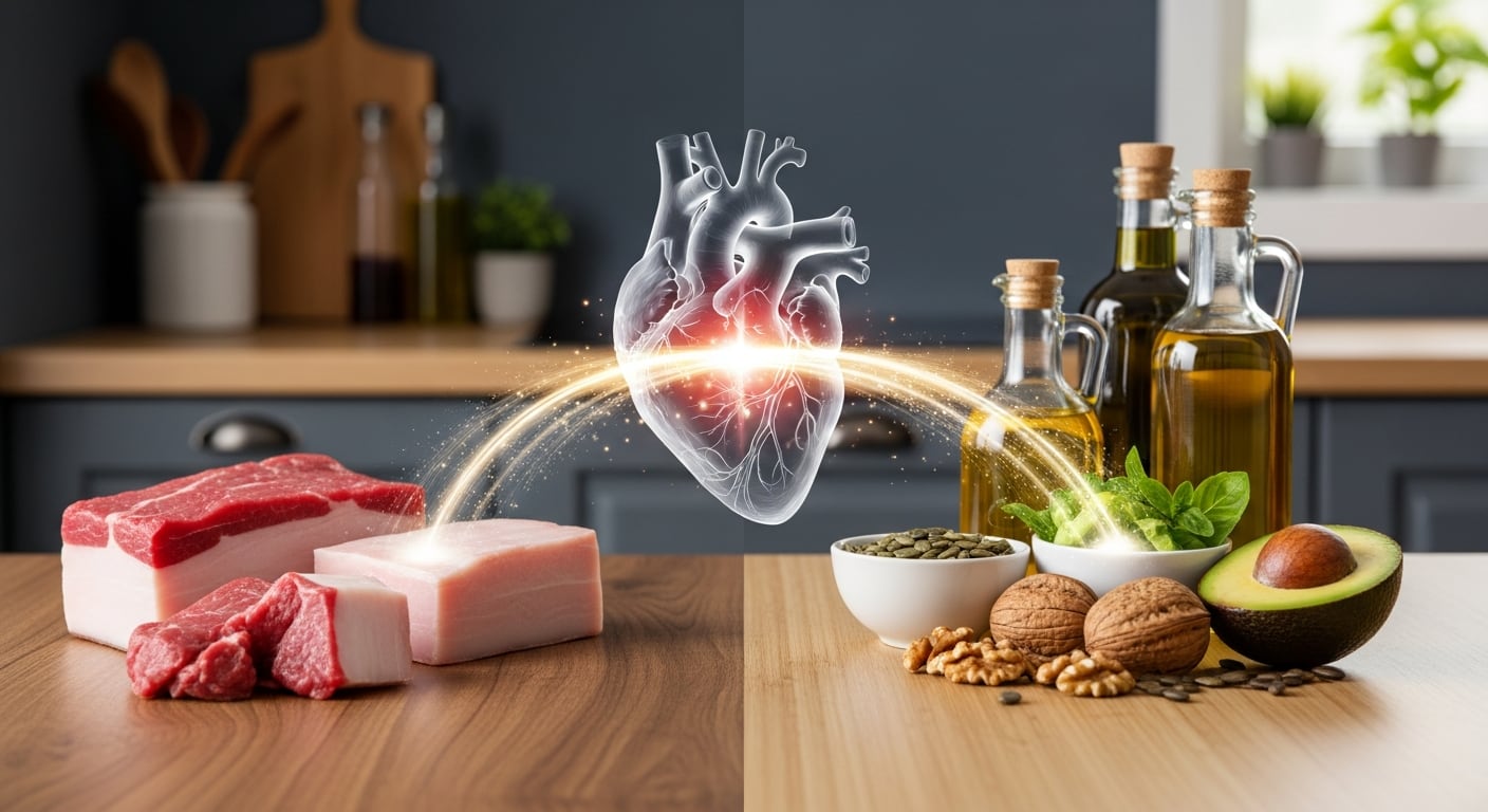 Harvard Health Publishing indicó que los aceites vegetales ricos en grasas insaturadas resultan más convenientes que la grasa vacuna para cuidar la salud del corazón (Imagen Ilustrativa Infobae)