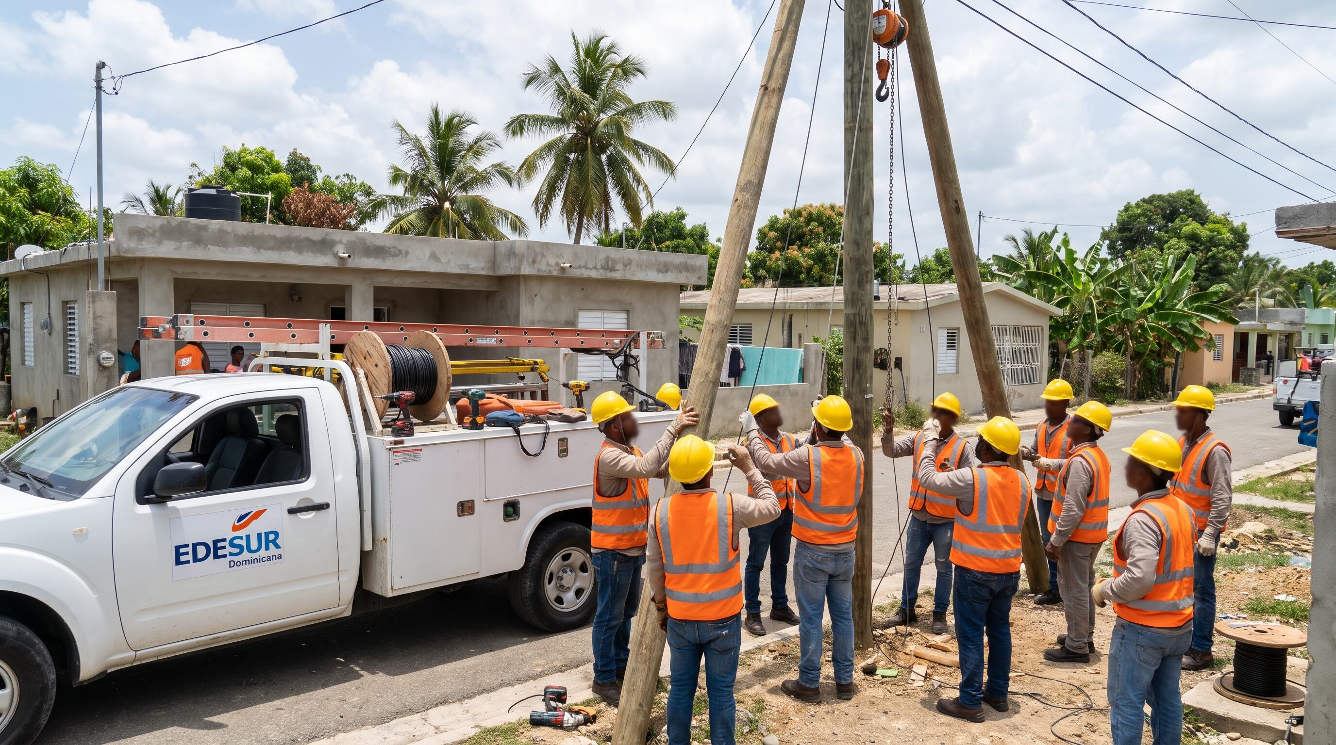 Edesur Dominicana iniciará en Peravia un programa de modernización de la red eléctrica con una inversión de RD 962.9 millones y financiamiento de la CAF. (Imagen Ilustrativa Infobae)