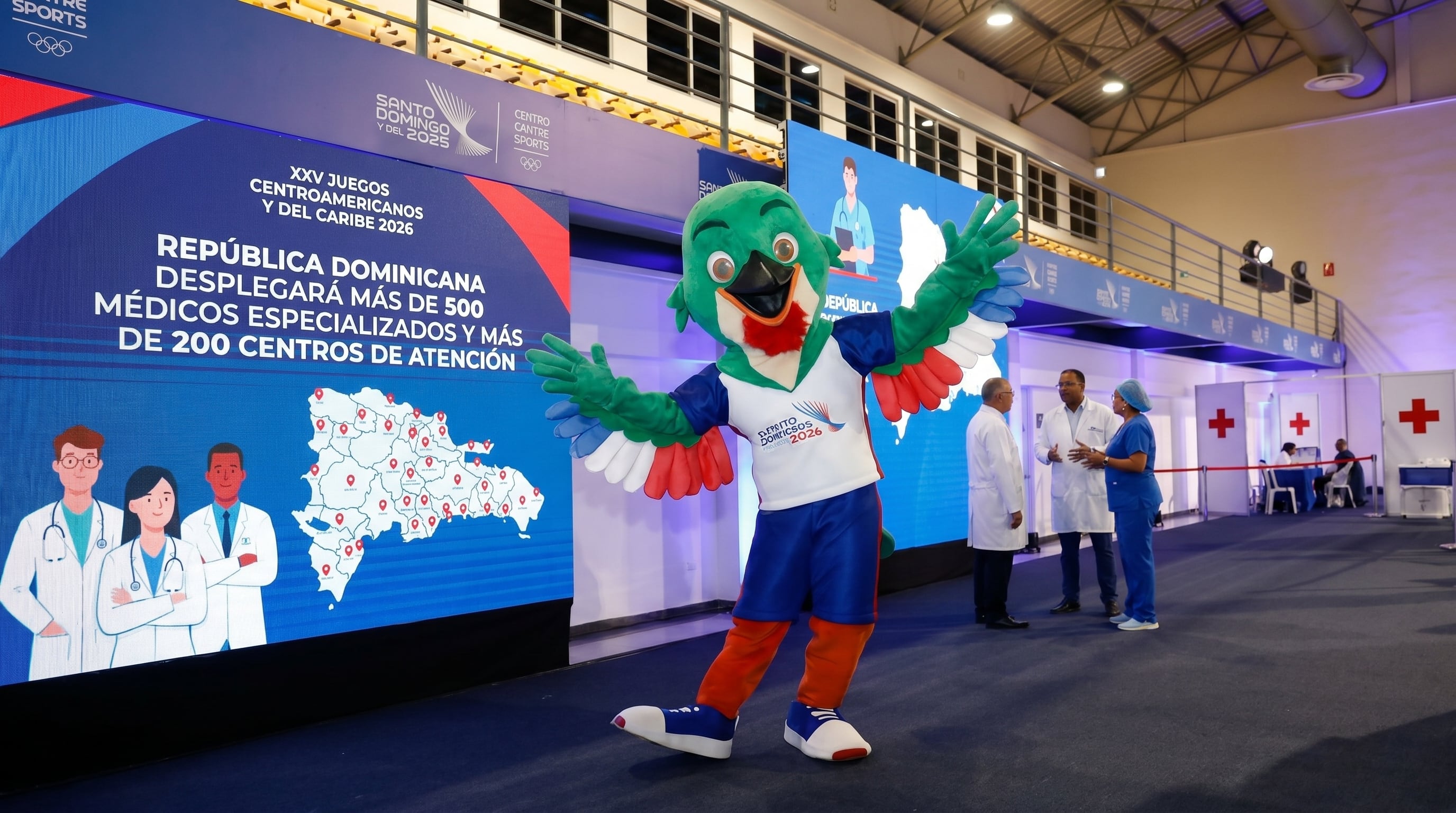 La República Dominicana anuncia el despliegue de más de 500 médicos y 200 centros de atención para los XXV Juegos Centroamericanos y del Caribe en julio de 2026. (Imagen Ilustrativa Infobae)
