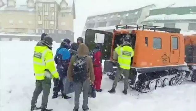 Operativo de rescate en Mendoza