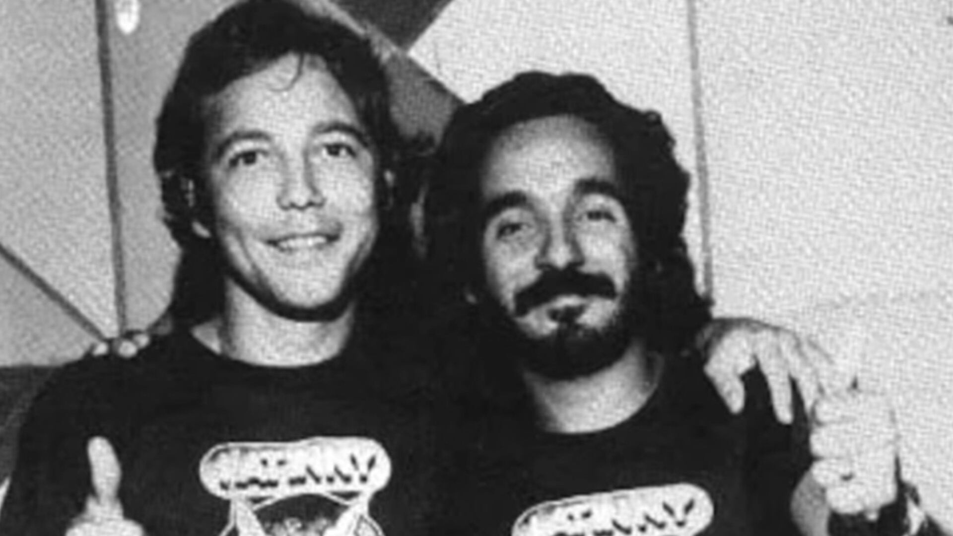 La foto que publicó Rubén Blades el día de la muerte de Willie Colón