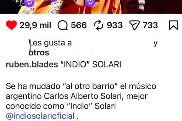 Rubén Blades vuelve a Argentina para despedirse de los escenarios: “Ya hice lo que tenía que hacer”
