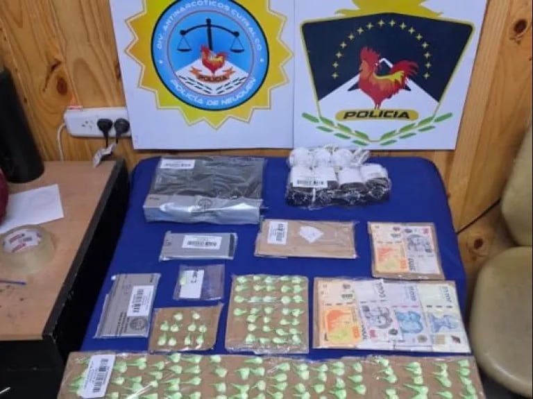 La cocaína fraccionada secuestrada que secuentró la Policía tras allanamientos