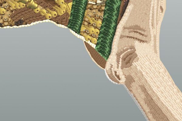 Tardó dos años y usó casi un millón de emojis para crear un retrato de Lionel Messi: ahora sueña con entregárselo