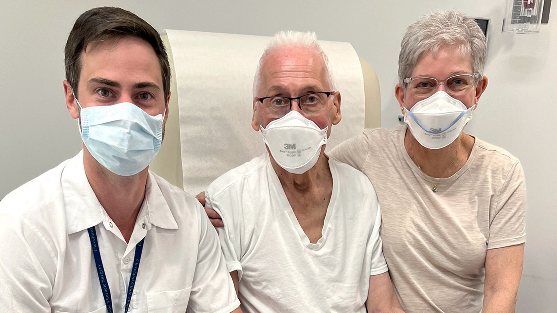 John Hanley había sido diagnosticado con fibrosis pulmonar dos años antes de la intervención (Cleveland Clinic)
