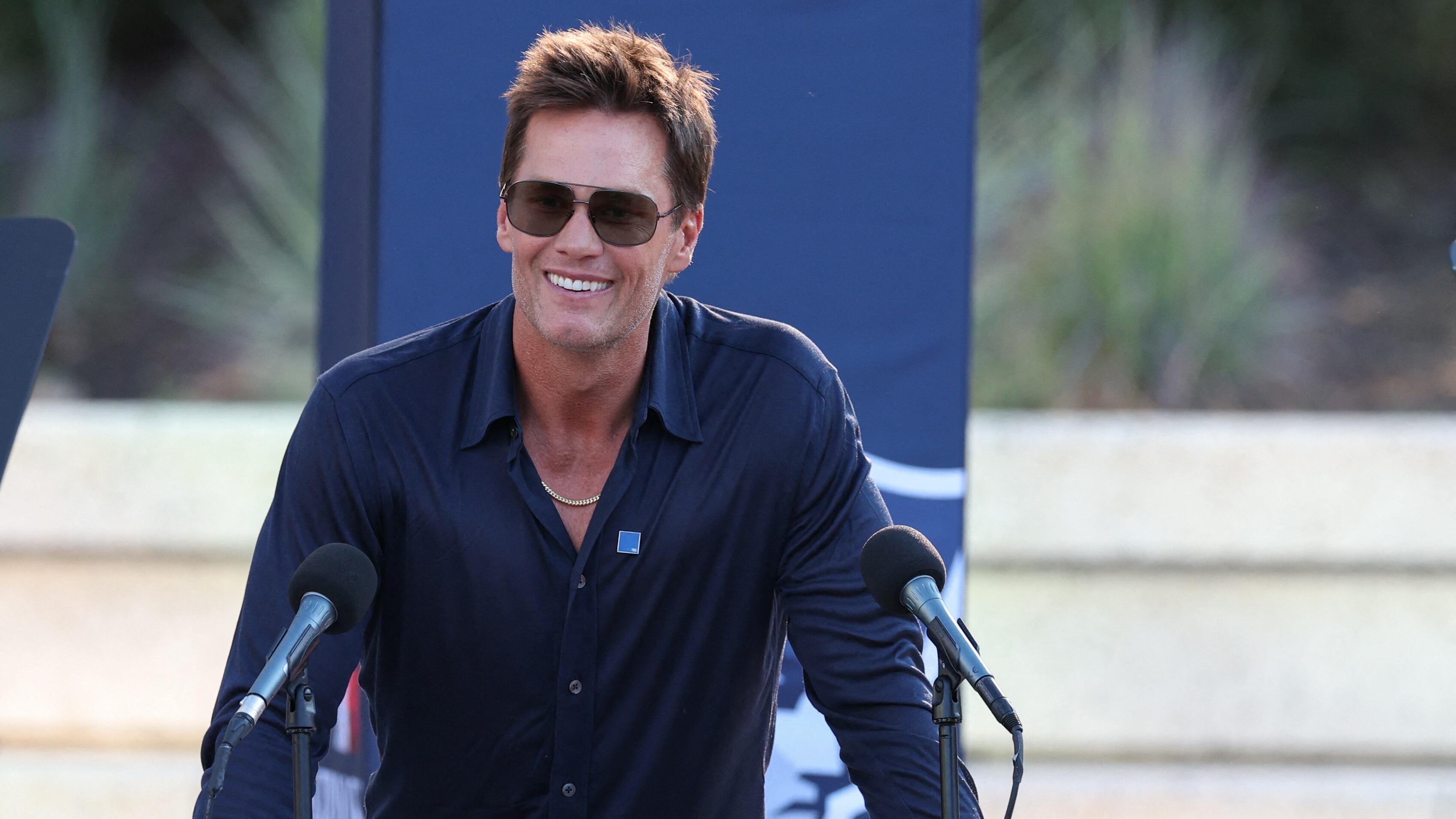 Tom Brady repasó su carrera en el pódcast New Heights y atribuyó su éxito en la NFL a la preparación, la disciplina y el trabajo colectivo (Paul Rutherford-IMAGN IMAGES via Reuters Connect)