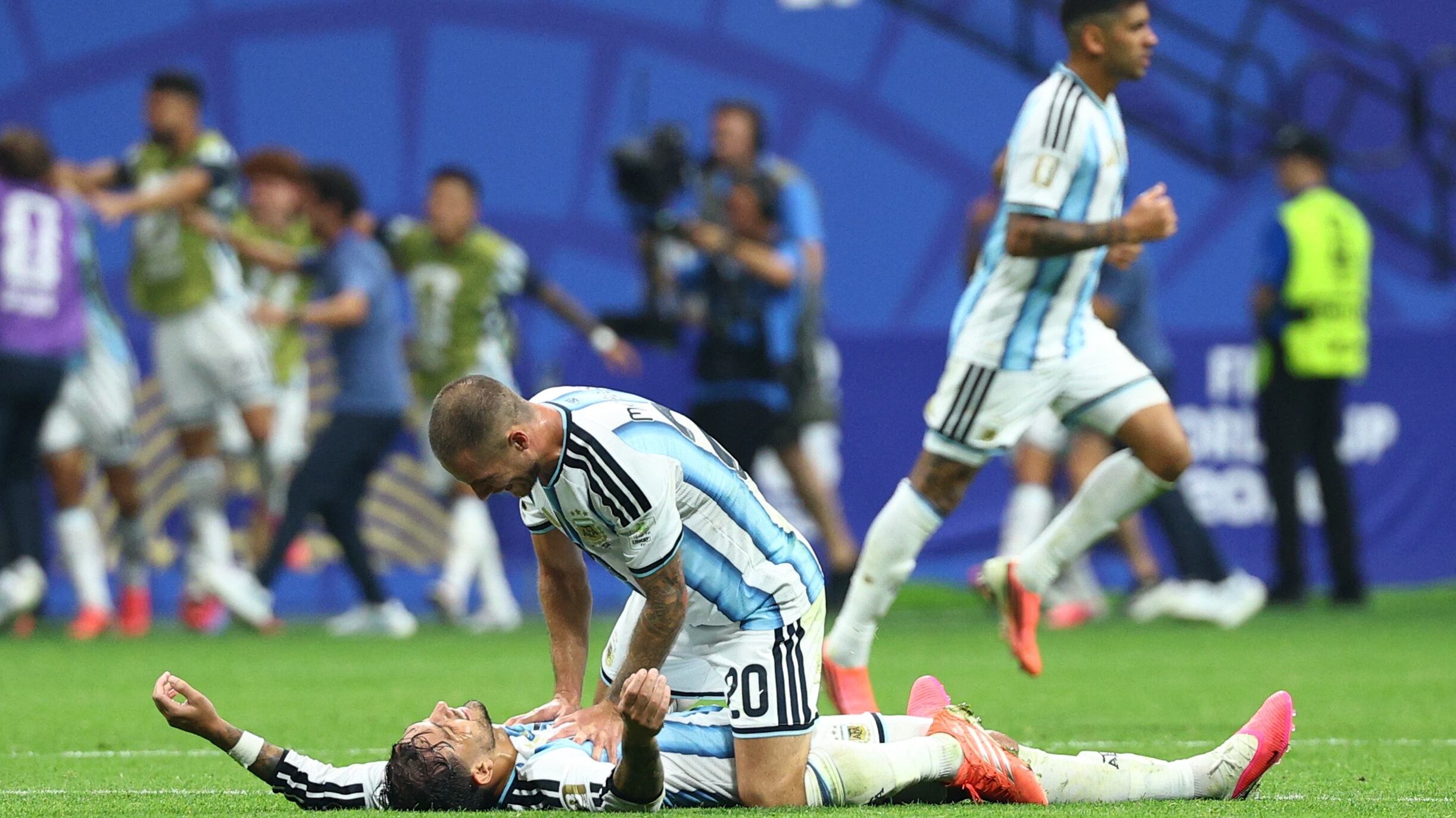 Argentina clasificó a cuartos de final (Foto: Reuters/Nathan Ray Seebeck)