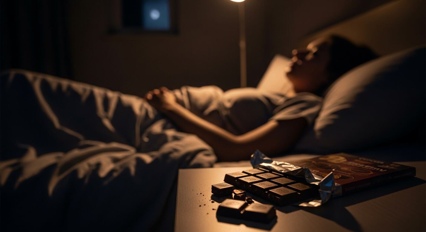 El chocolate negro aporta magnesio y flavonoides, compuestos vinculados con la relajación muscular, la ansiedad y el descanso (Imagen Ilustrativa Infobae)