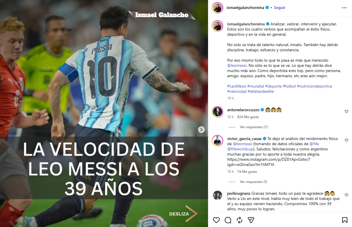 La publicación que mostró el cambio físico de Lionel Messi: el comentario de Antonela Roccuzzo