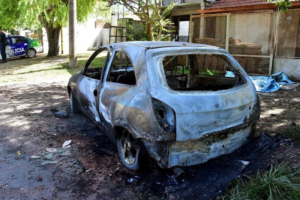 El vehículo utilizado por Lucas Iván Cabito en el hecho ocurrido en 2018, episodio que marcó el inicio del conflicto con Lucas Exequiel Figueroa