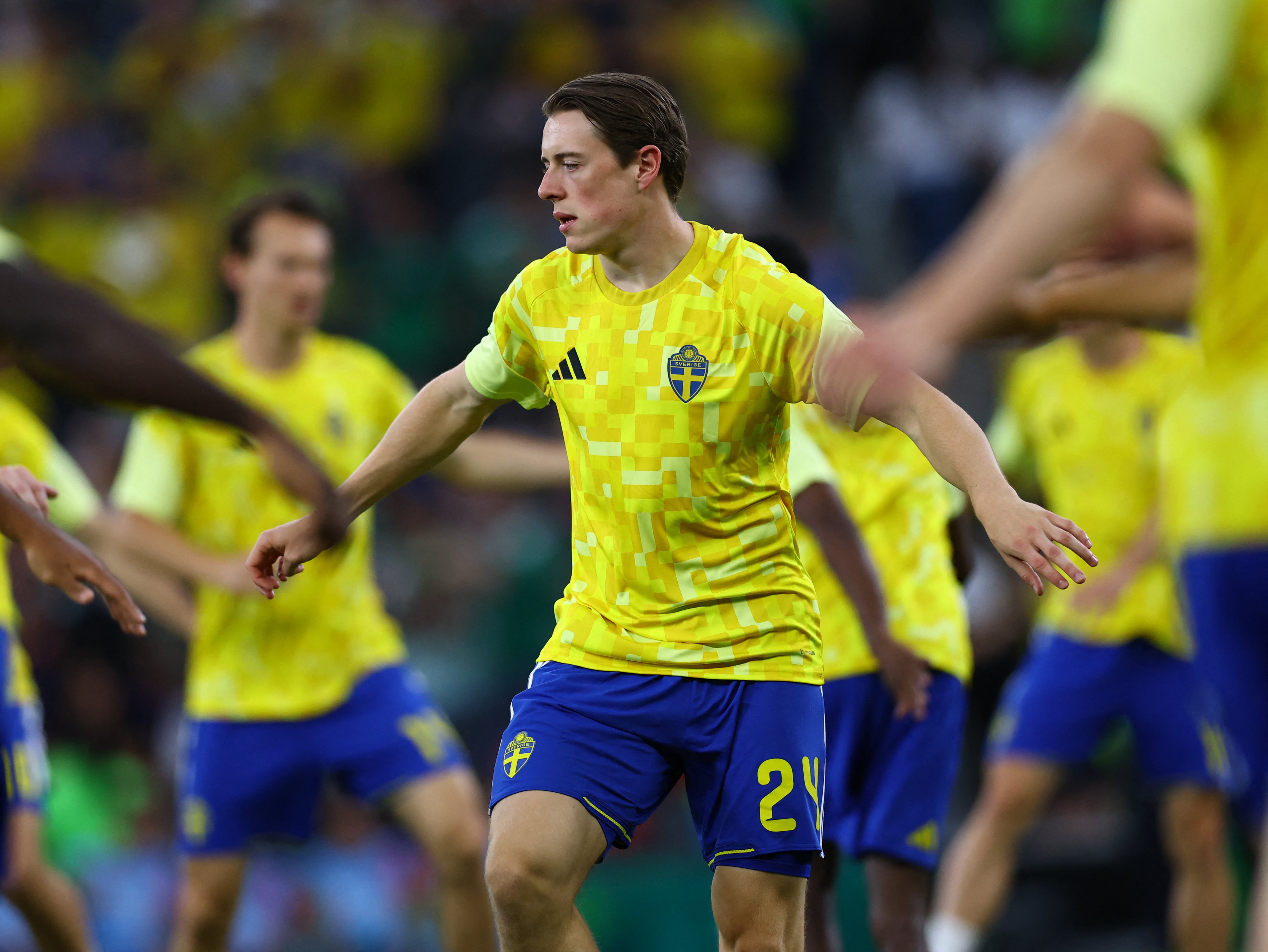 Elliot Stroud sumó minutos en los cuatro partidos de Suecia en el Mundial