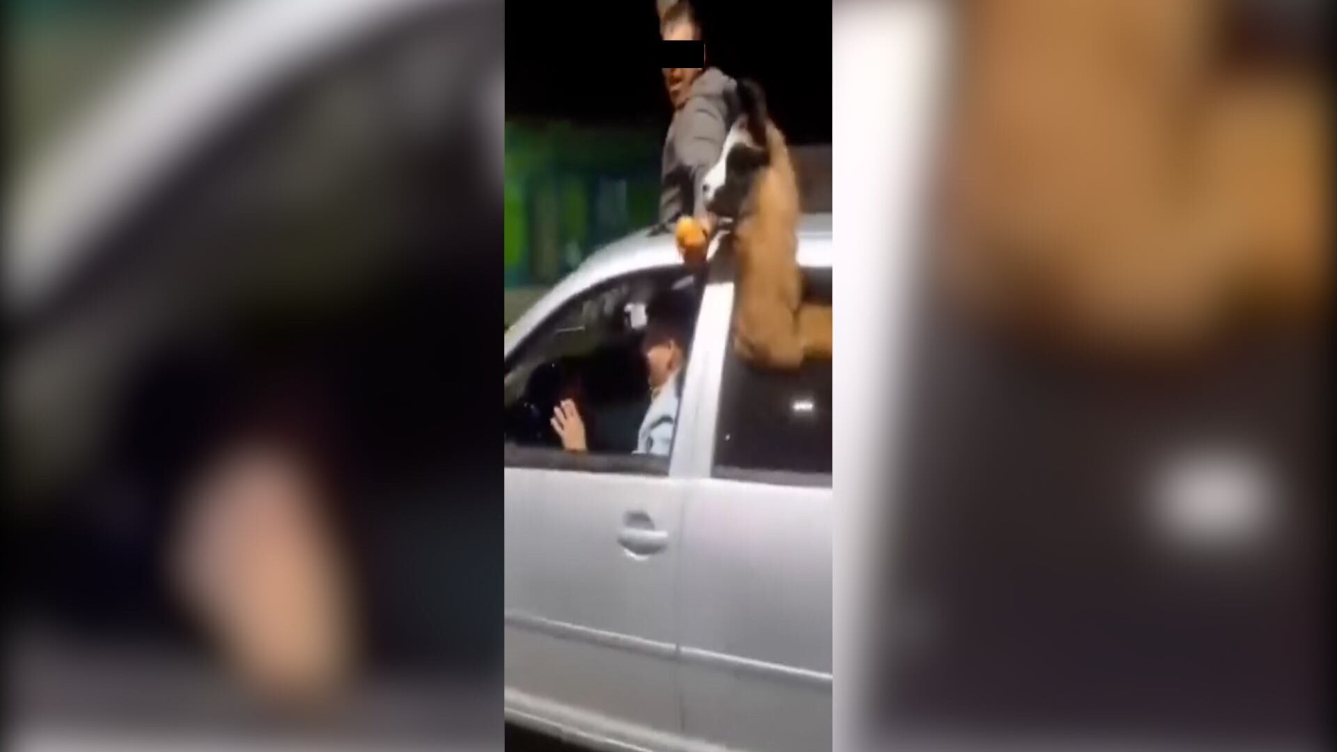 Video: un agente penitenciario de Mendoza salió a festejar con una llama en el auto y fue denunciado por maltrato