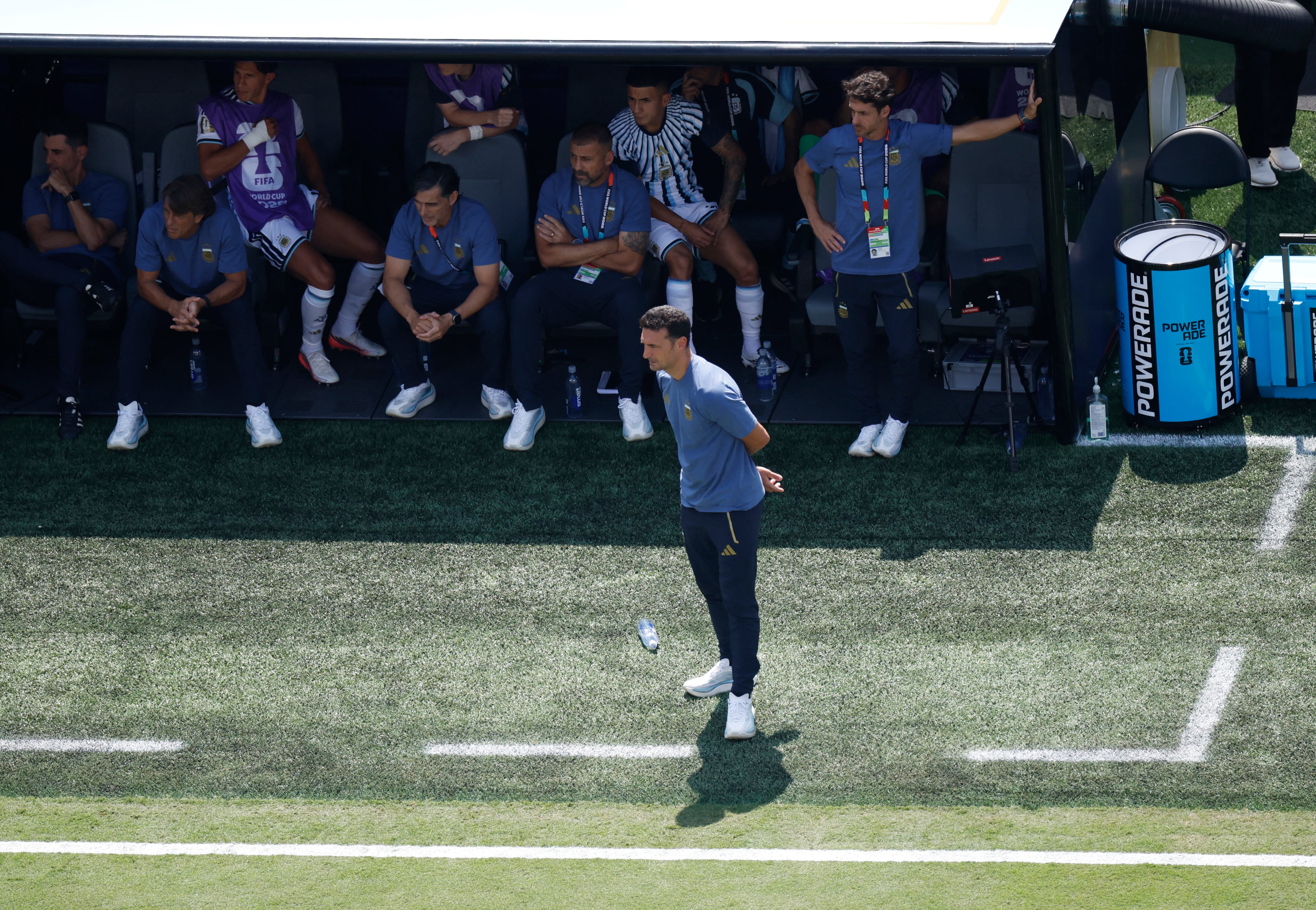 La AFA recorrió el reciente ciclo exitoso que protagonizó la selección argentina (REUTERS/Brian Snyder)