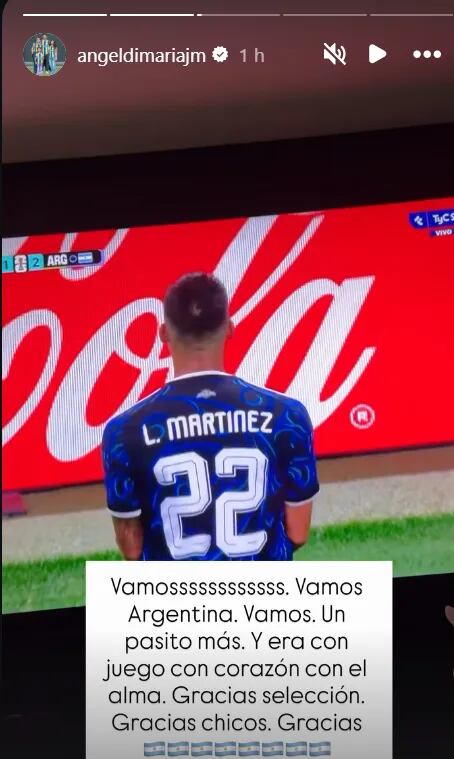 El posteo que hizo luego del paso a la final