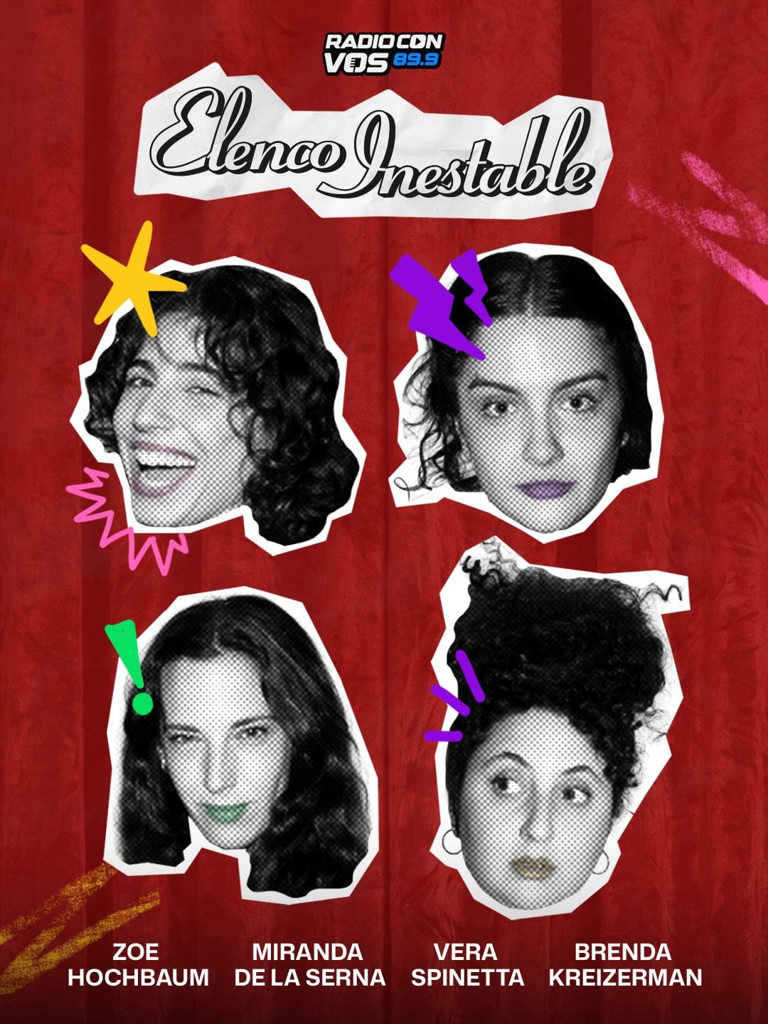 Zoe Hochbaum debuta como conductora en Elenco Inestable en Radio con Vos: “Nervios, manija y felicidad”