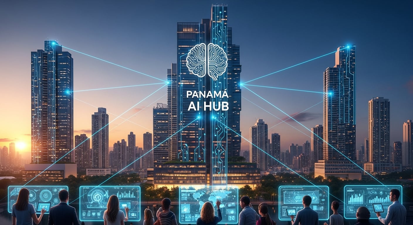 Estrategia pretende convertir a Panamá en el “Hub Confiable de Innovación en Inteligencia Artificial de América Latina”, aprovechando la conectividad y los servicios globales del país. (Imagen Ilustrativa Infobae)