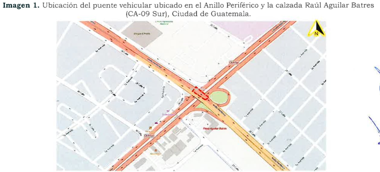 Autoridades advierten deterioro severo en un puente del Anillo Periférico en Guatemala y piden limitar el paso pesado