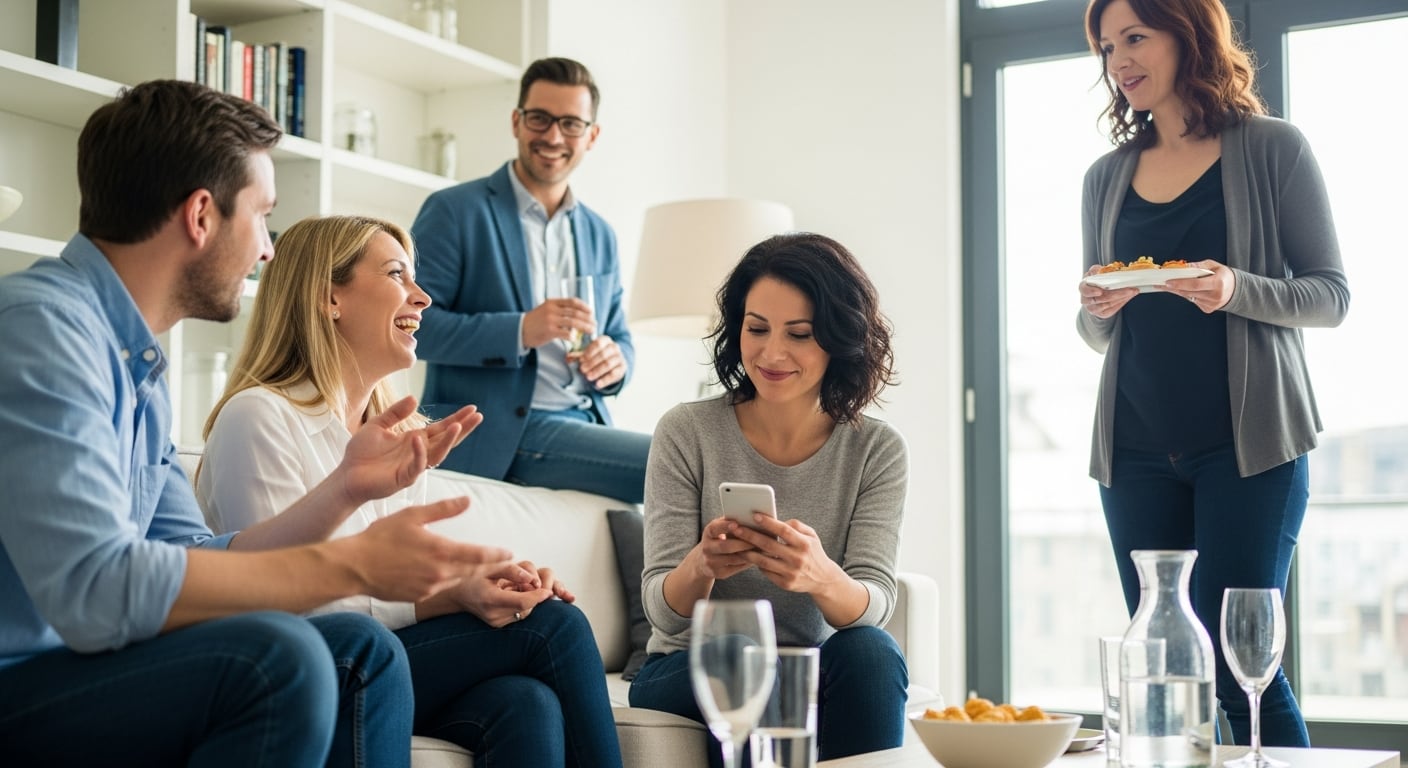 El uso intensivo de dispositivos digitales puede desplazar los vínculos presenciales y dificultar la conexión en los encuentros sociales (Imagen Ilustrativa Infobae)