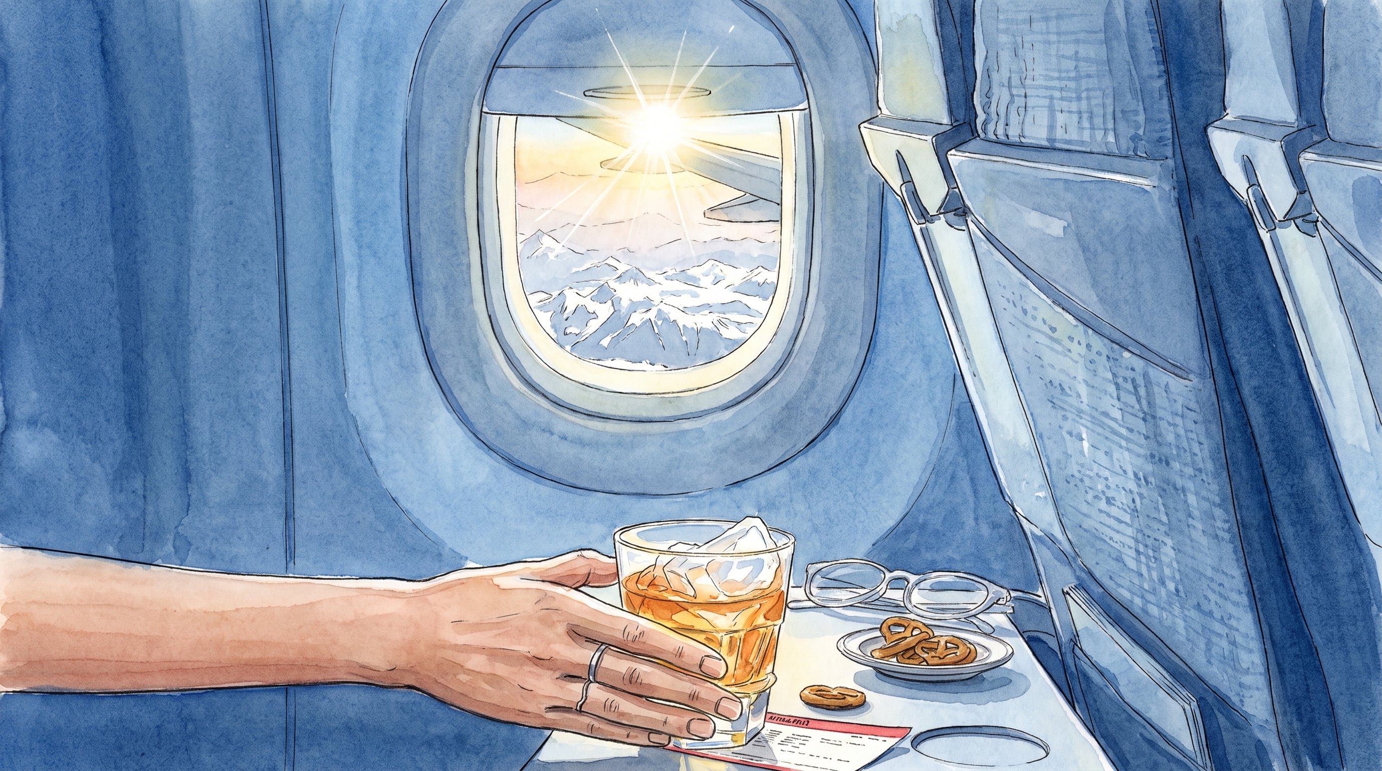 La baja humedad de la cabina favorece la deshidratación durante los viajes prolongados. (Imagen Ilustrativa Infobae)