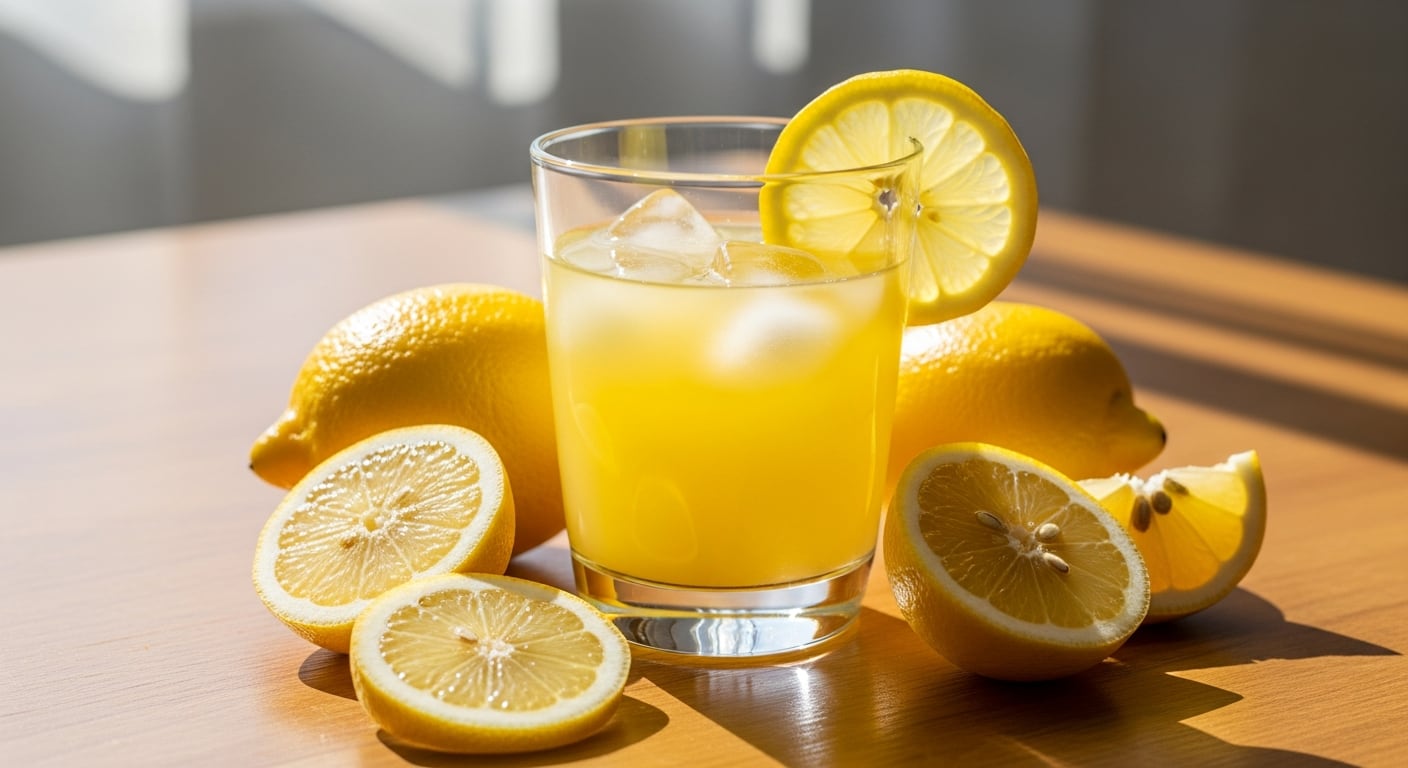 El jugo de limón aporta vitamina C, potasio, antioxidantes y ácido cítrico dentro de una alimentación equilibrada (Imagen Ilustrativa Infobae)