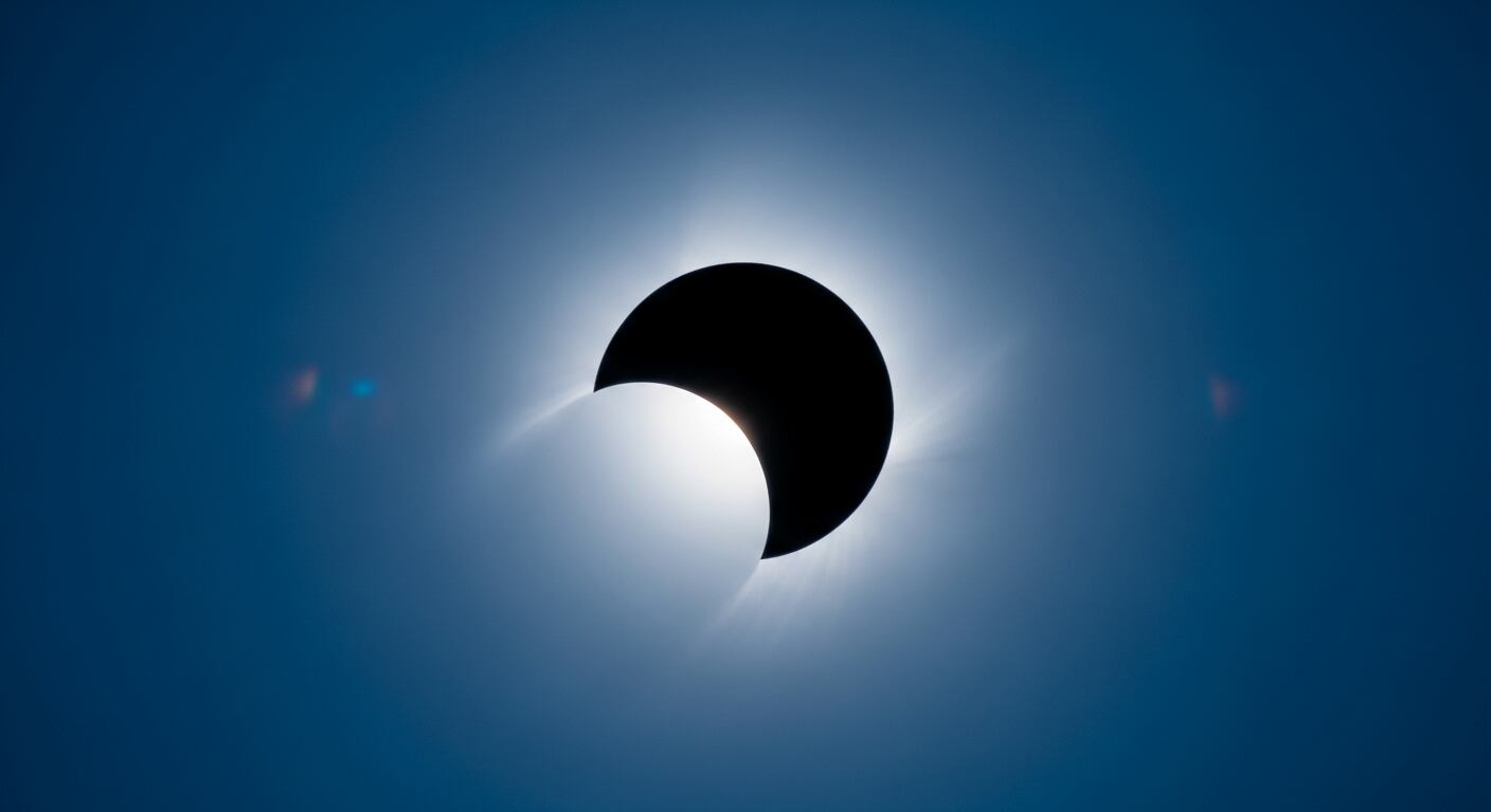Estados Unidos no quedará dentro de la franja de totalidad del eclipse de 2026 y solo verá un eclipse parcial en Alaska, el noreste y los Grandes Lagos. (Imagen Ilustrativa Infobae)