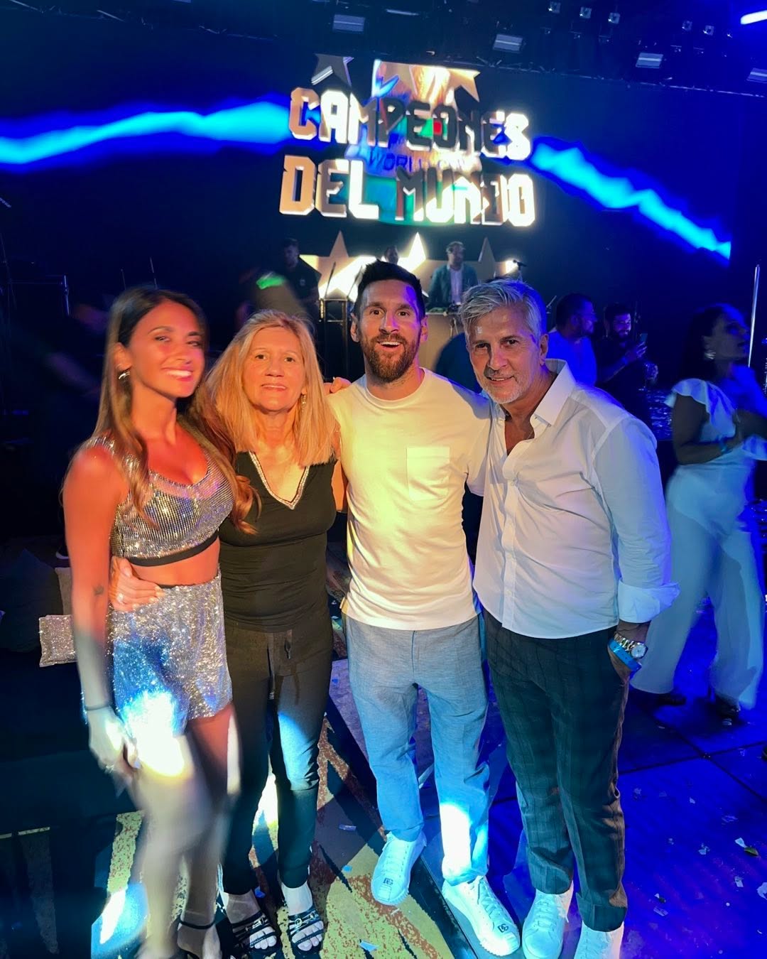 Jorge Messi siempre fue un fiel ladero de su hijo durante toda su carrera (@jorge.sole)
