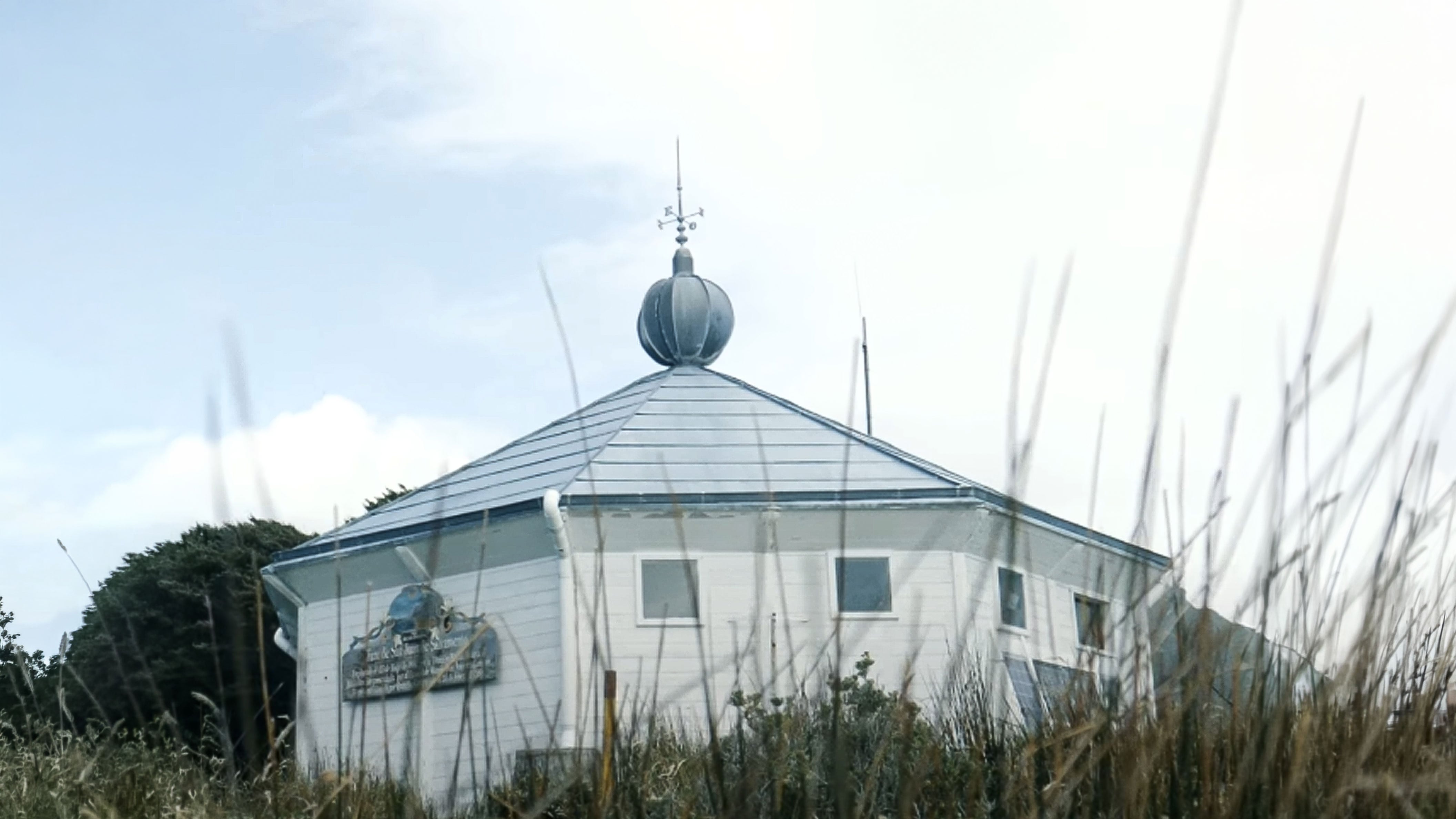 Faro de San Juan de Salvamento a mediados de enero de 2022 
