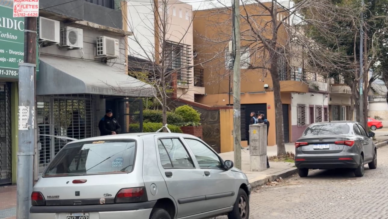La cuadra donde ocurrió el crimen