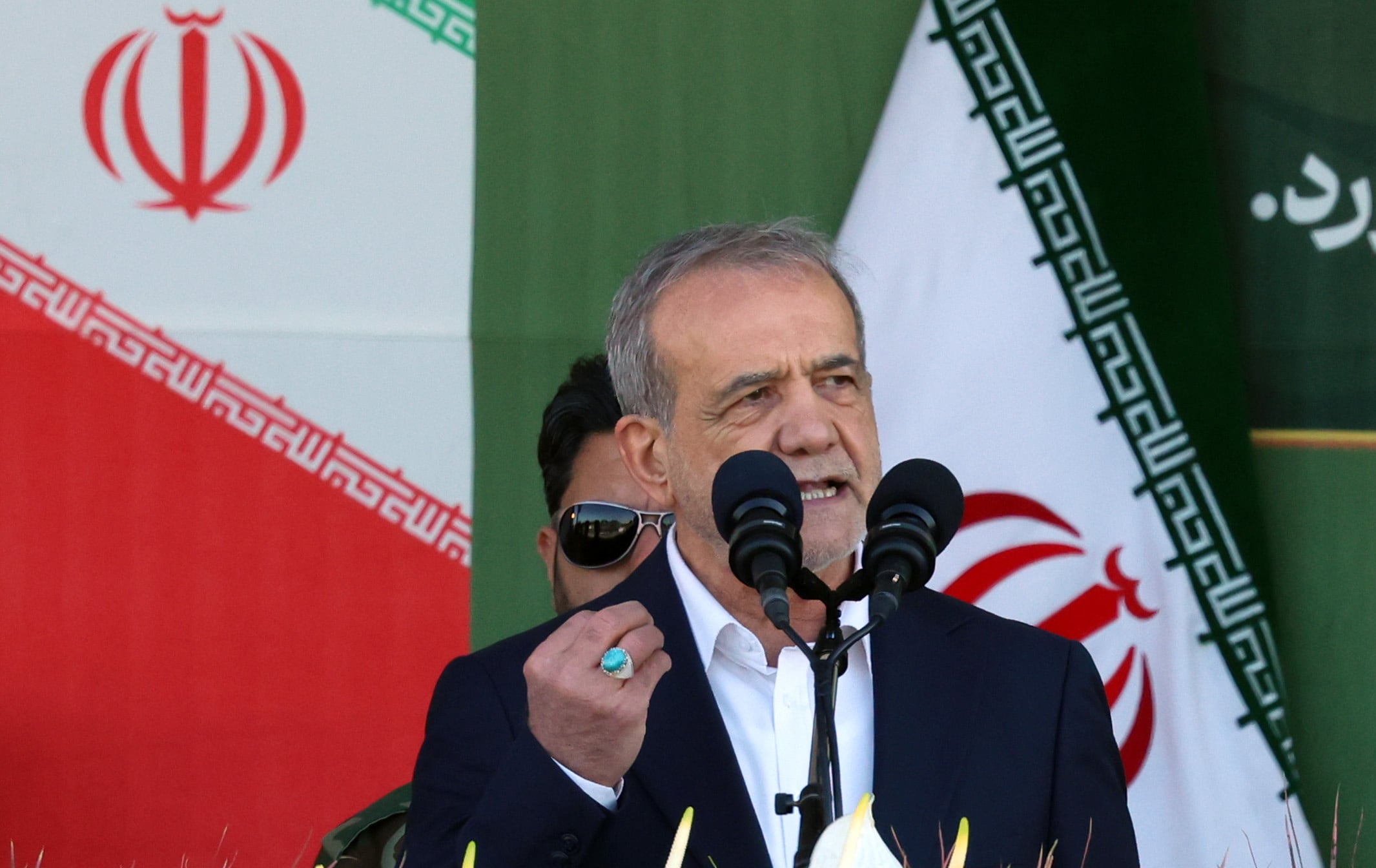 El presidente de Irán, Masud Pezeshkian (EFE/EPA/ABEDIN TAHERKENAREH)