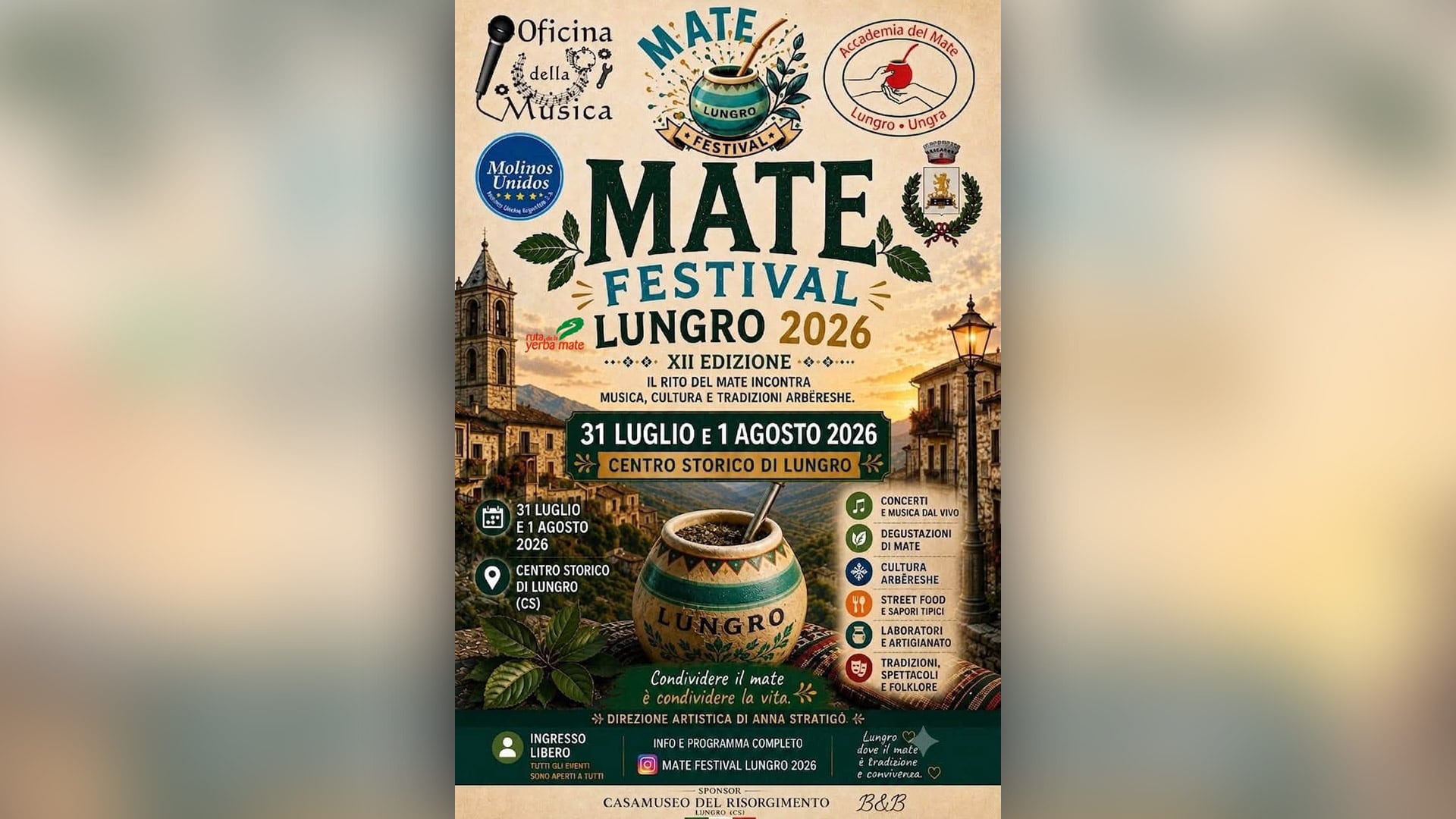 El Festival del Mate se realiza todos los 1 de agosto, desde hace 12 años