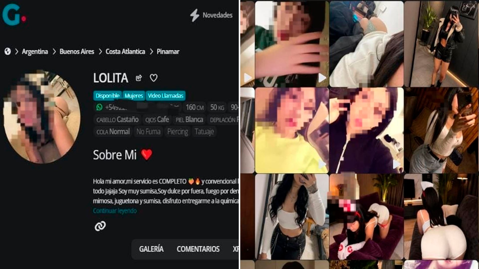 La red explotaba sexual y económicamente a mujeres mediante un sitio pornográfico 