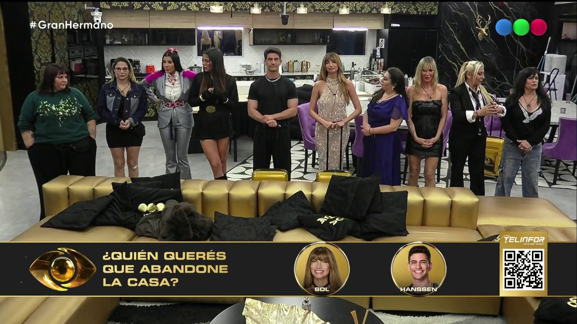 Histórico en Gran Hermano: Hanssen fue eliminado y la casa quedó integrada solo por mujeres