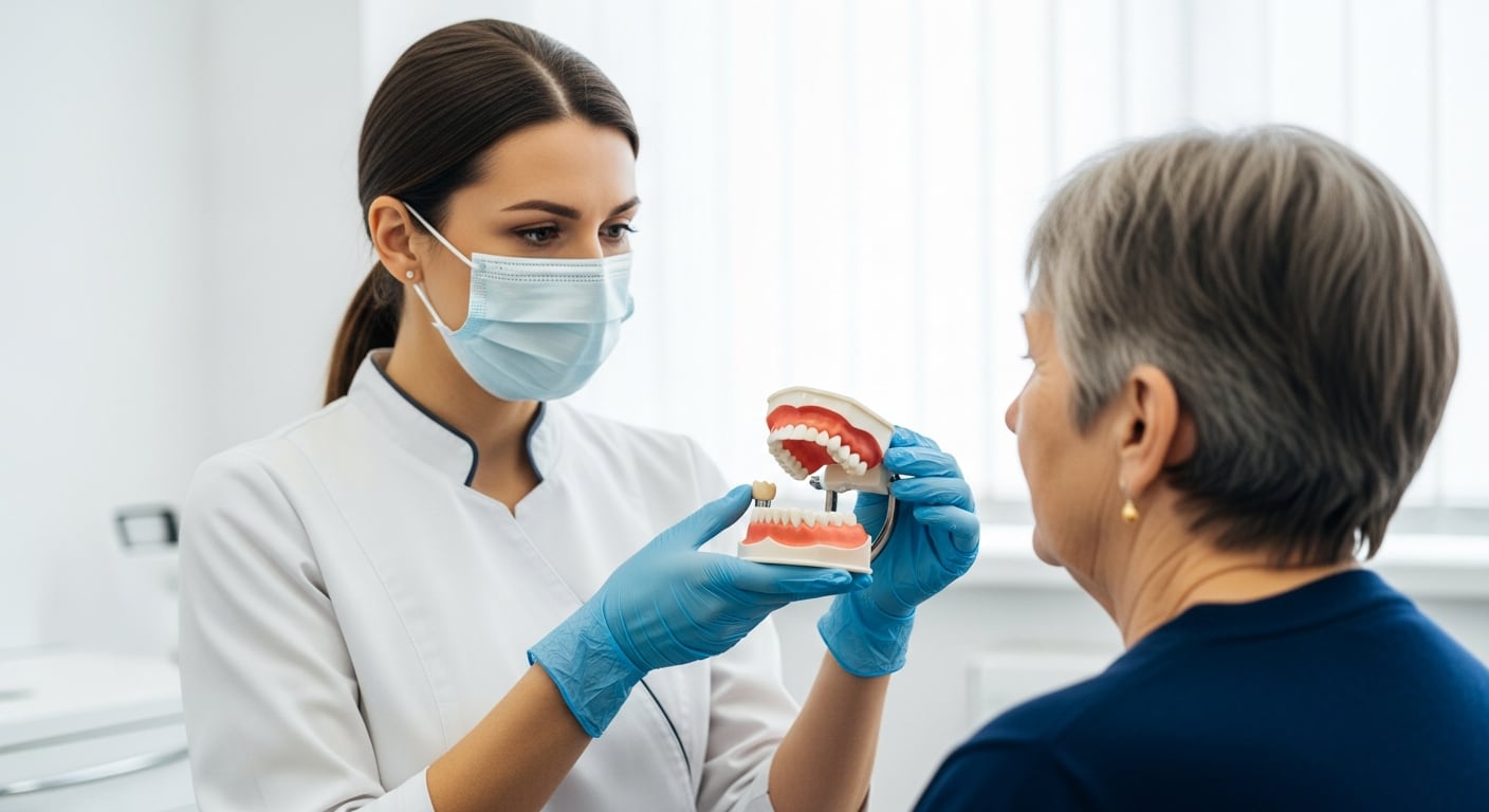 Los implantes son aptos para cualquier persona con pérdida dental parcial o total, siendo clave la salud general y la higiene bucal. (Imagen Ilustrativa Infobae)