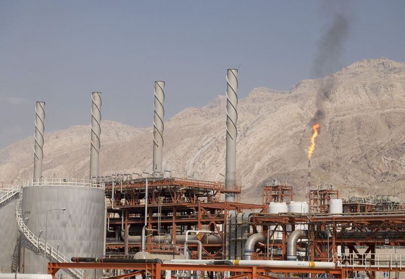 Vista de una unidad de South Pars, el mayor yacimiento de gas natural del mundo, en Asalouyeh, sur de Irán (REUTERS/Raheb Homavandi/TIMA)