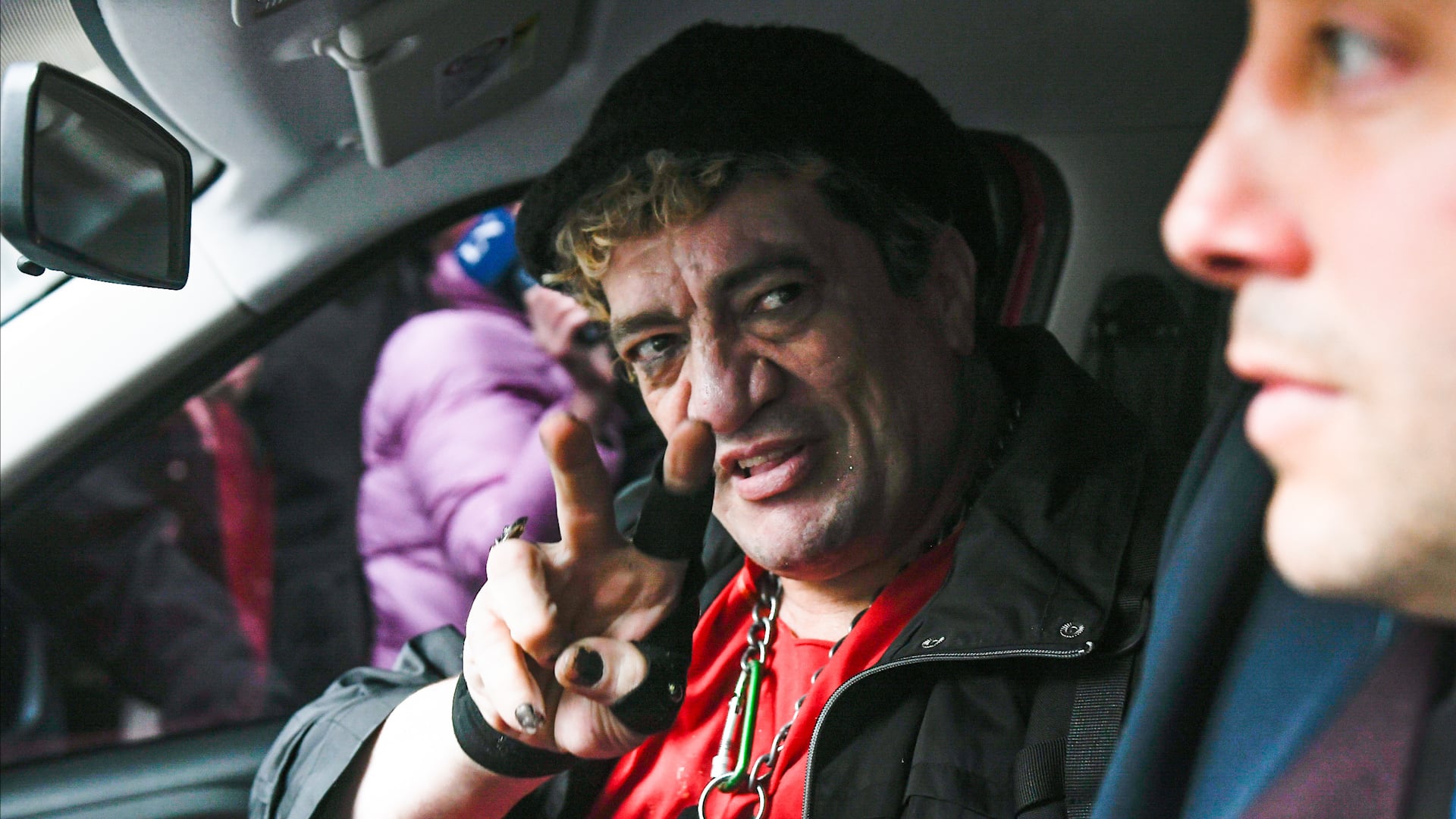 Cristian “Pity” Álvarez tras retirarse del tribunal el último miércoles (Foto/RS Fotos)