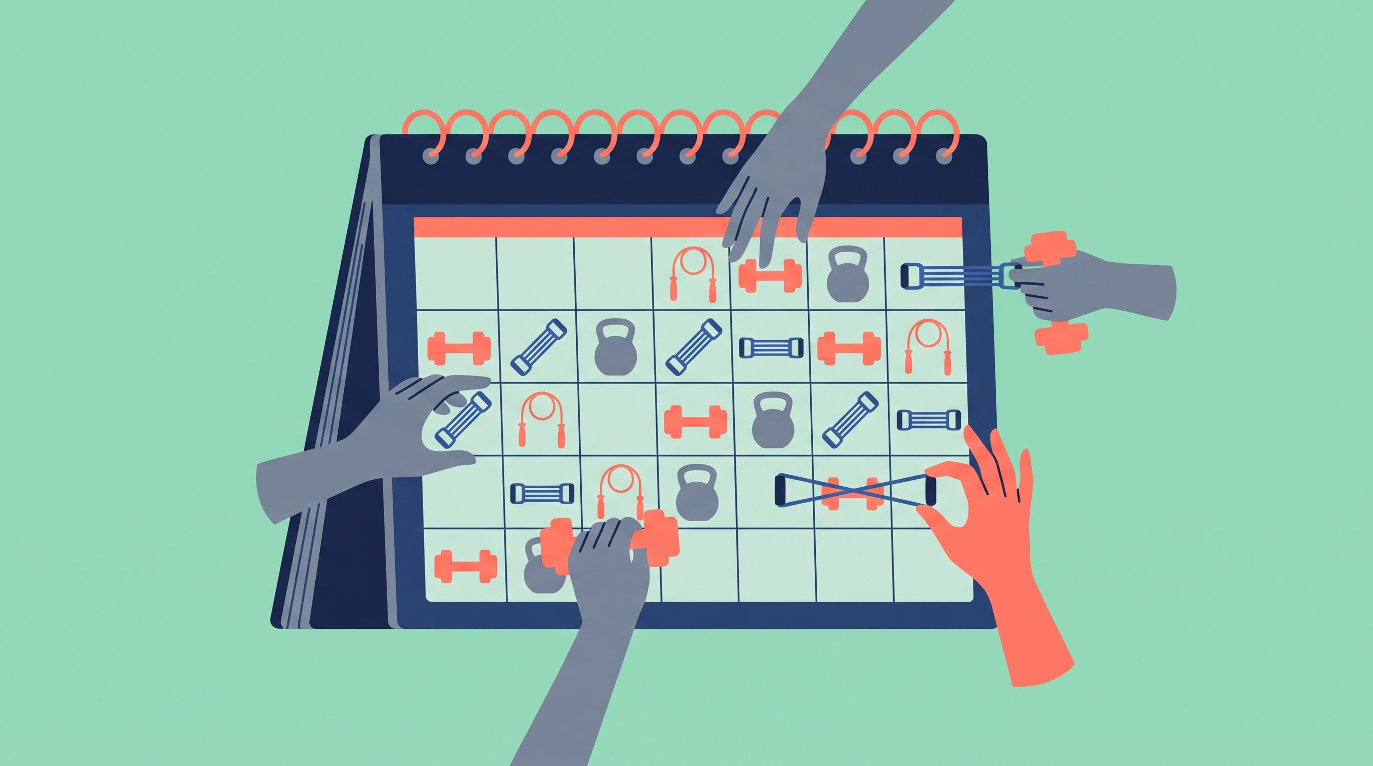 El entrenamiento de fuerza requiere revisar la rutina del gimnasio entre seis semanas y tres meses, según la experiencia, los objetivos y la respuesta del cuerpo (Imagen Ilustrativa Infobae)