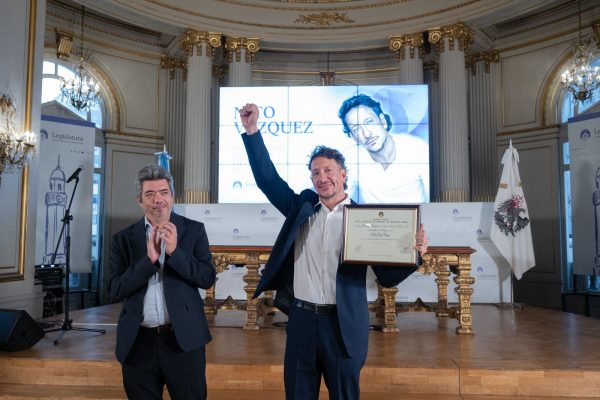 La Legislatura porteña declaró a Nicolás Vázquez como nueva Personalidad Destacada de la Ciudad de Buenos Aires