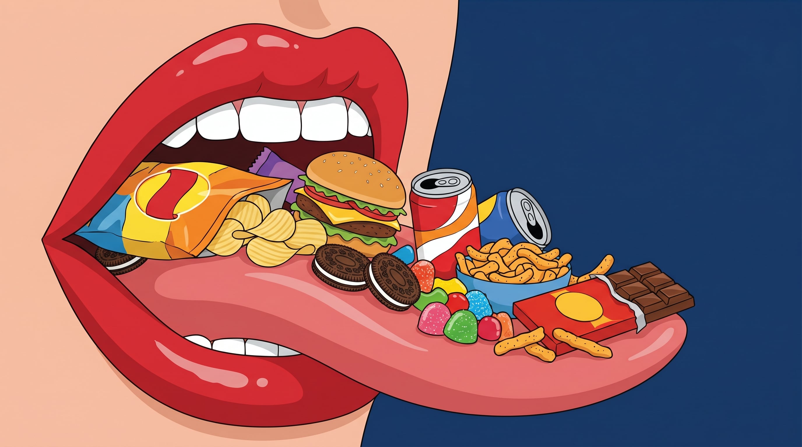 Los alimentos ultraprocesados incluyen refrescos, snacks, cereales, bollería y carnes procesadas, y la clasificación NOVA los identifica por su bajo valor nutricional (Imagen Ilustrativa Infobae)