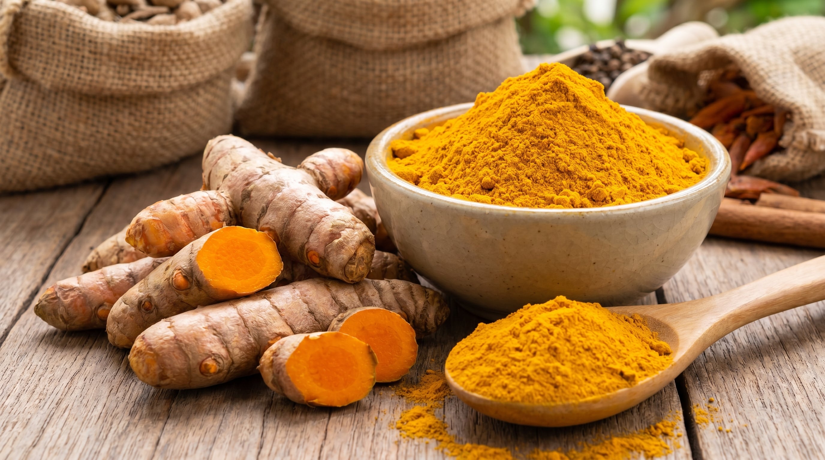 La curcumina concentra la atención sobre la cúrcuma por su relación con procesos antiinflamatorios y antioxidantes, aunque esa información suele circular sin contexto (Imagen Ilustrativa Infobae)