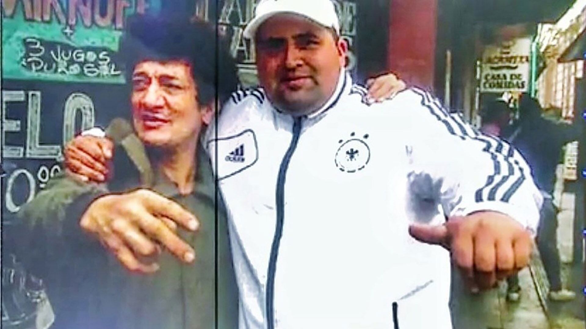 Pity Álvarez junto a Cristian Maximiliano Díaz, la víctima