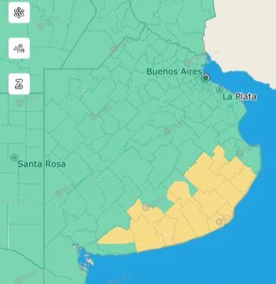 Se espera un fin de semana con frío polar en Buenos Aires: las localidades que estarán bajo alerta por viento