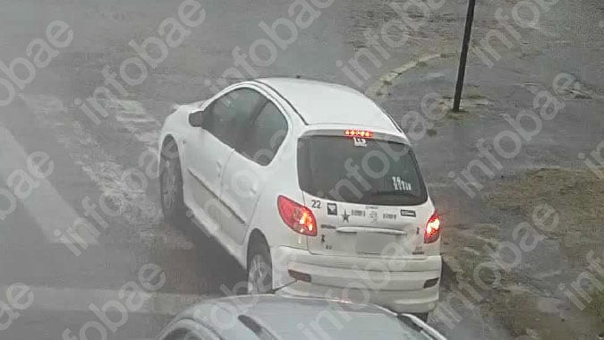 El auto utilizado para el intento de robo