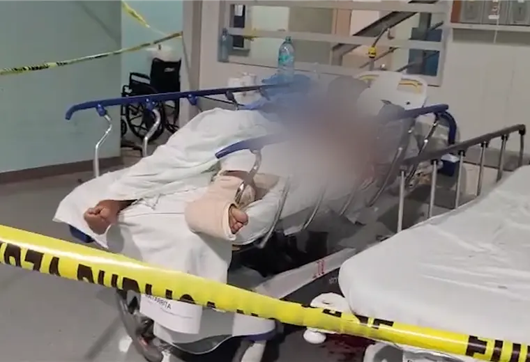 El hombre de 32 años seguía internado por una lesión en la pierna cuando fue ubicado por atacantes encapuchados que amenazaron al guarda, avanzaron hasta observación y abrieron fuego de madrugada. (Imagen retomada de Teletica)