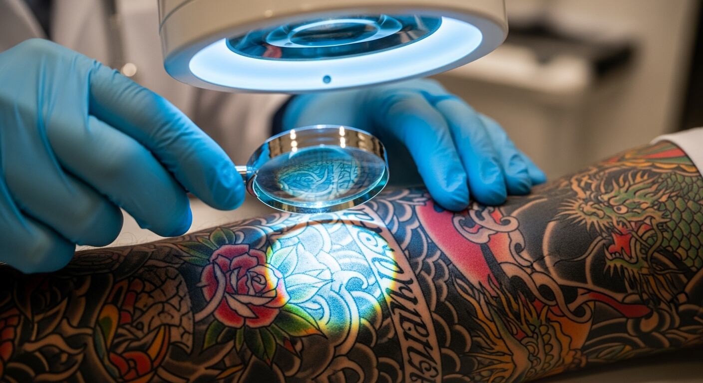 La Unión Europea prohibió desde 2022 miles de sustancias peligrosas en tintas para tatuajes y maquillaje permanente (Imagen Ilustrativa Infobae)