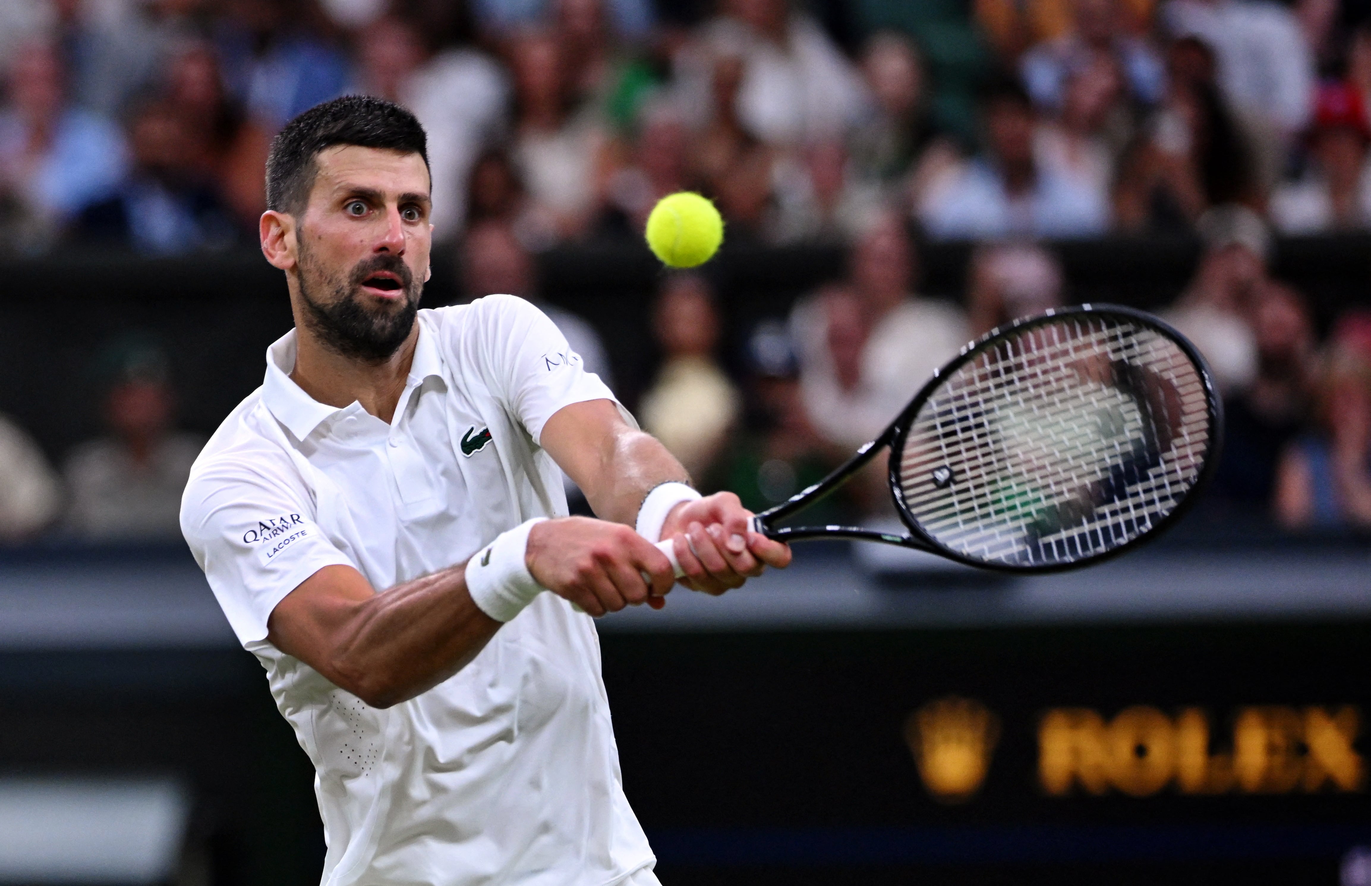Novak Djokovic tiene un récord 60-7 contra los argentinos. Juan Martín del Potro fue el último que logró vencerlo (Crédito: REUTERS/Jaimi Joy)