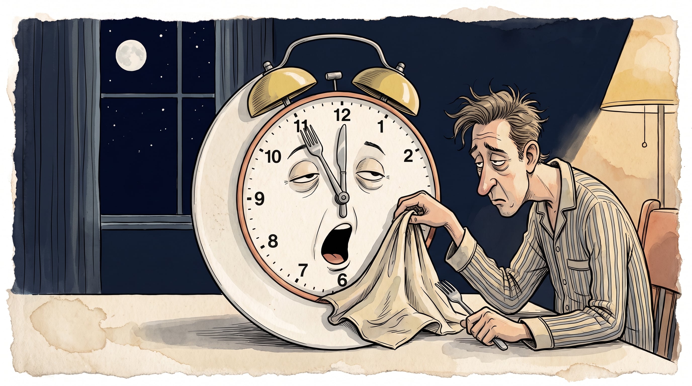 La crononutrición analiza cómo el horario de la cena y de las comidas interactúa con el reloj biológico (Imagen Ilustrativa Infobae)