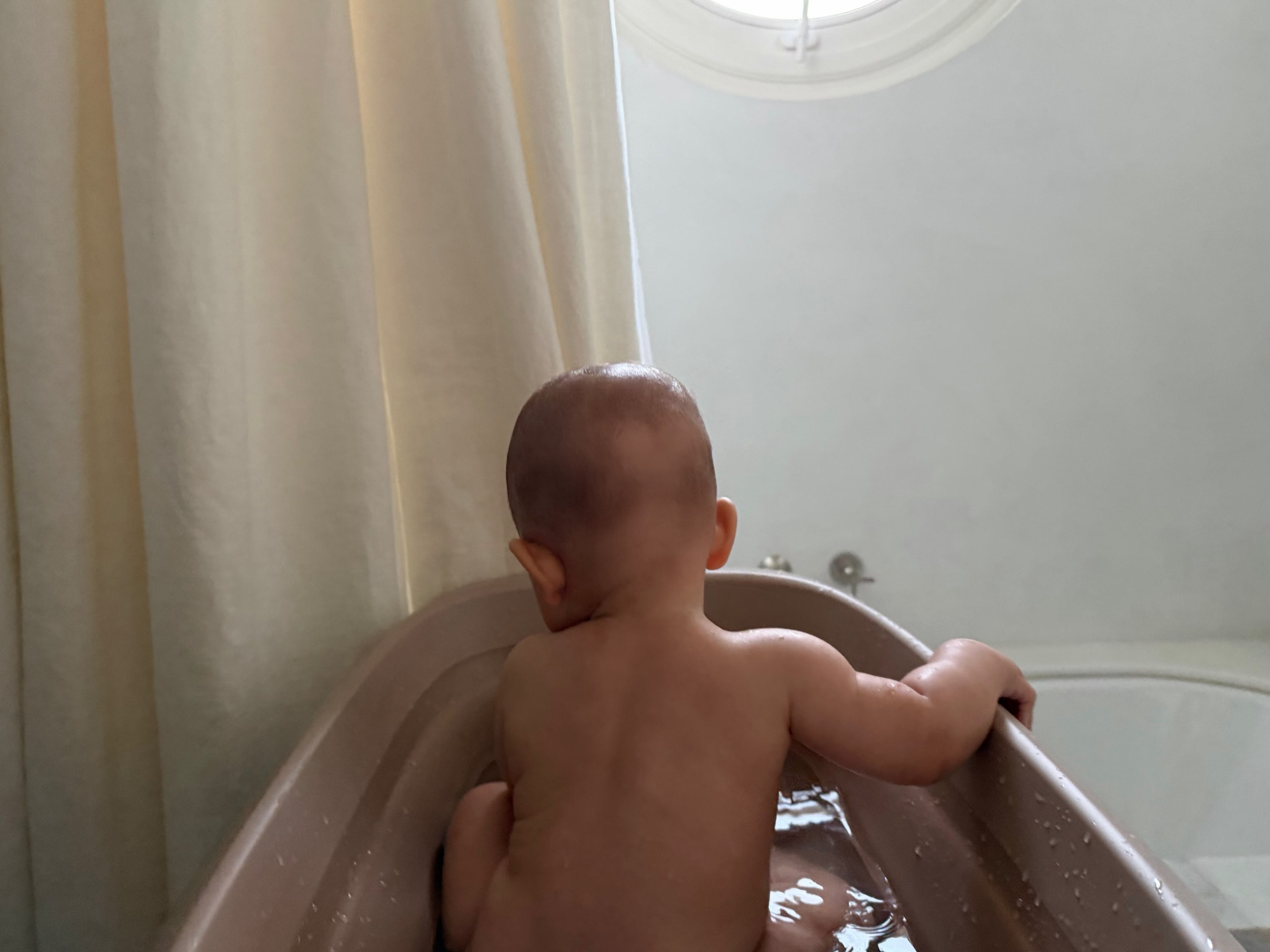Dante Darín y sus primero baños