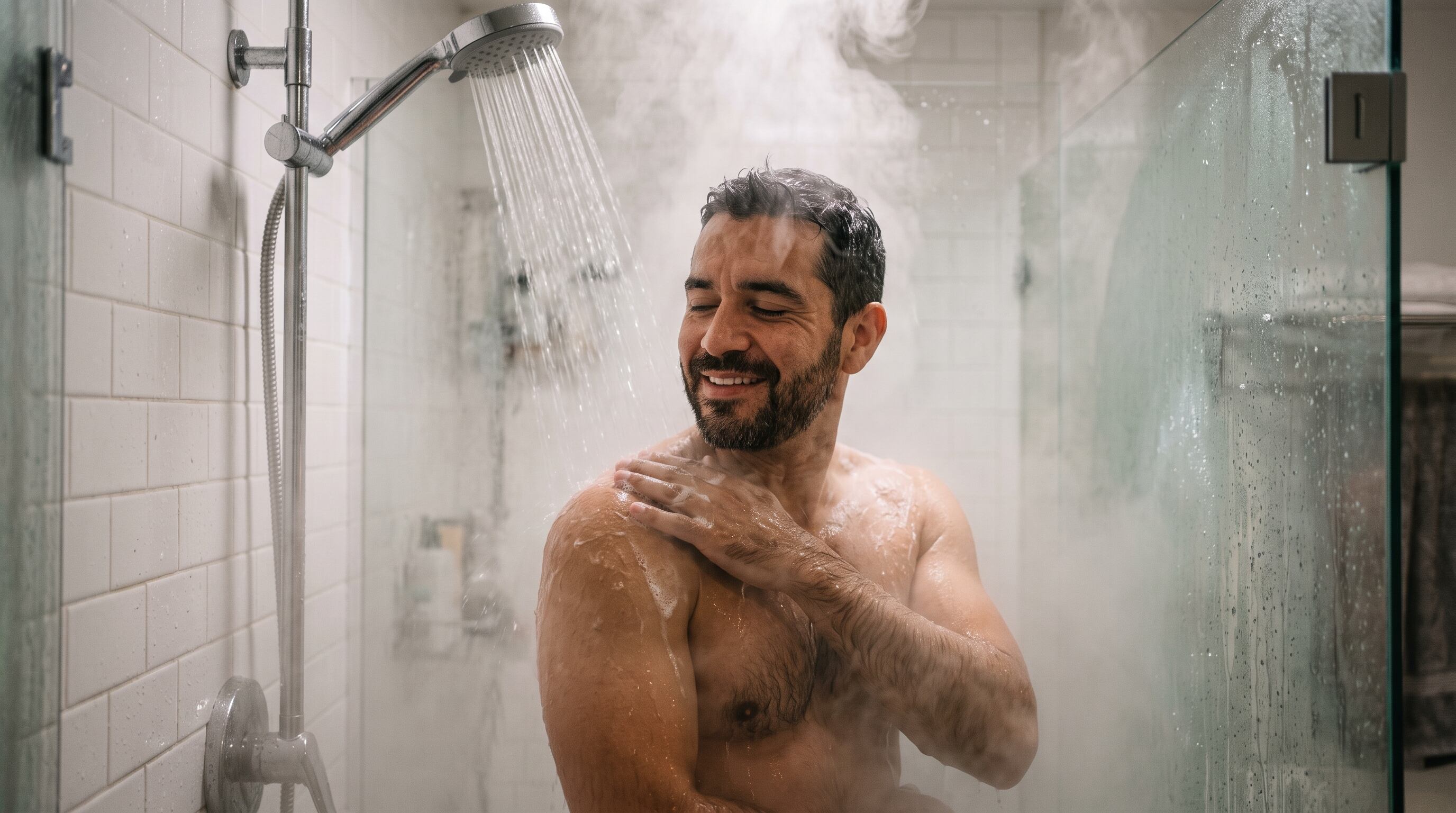 Un estudio de la Universidad de Surrey indicó que una ducha debería durar tres minutos, o cinco si incluye lavado de cabello, aunque en Estados Unidos el promedio llega a 16 minutos. (Imagen Ilustrativa Infobae)