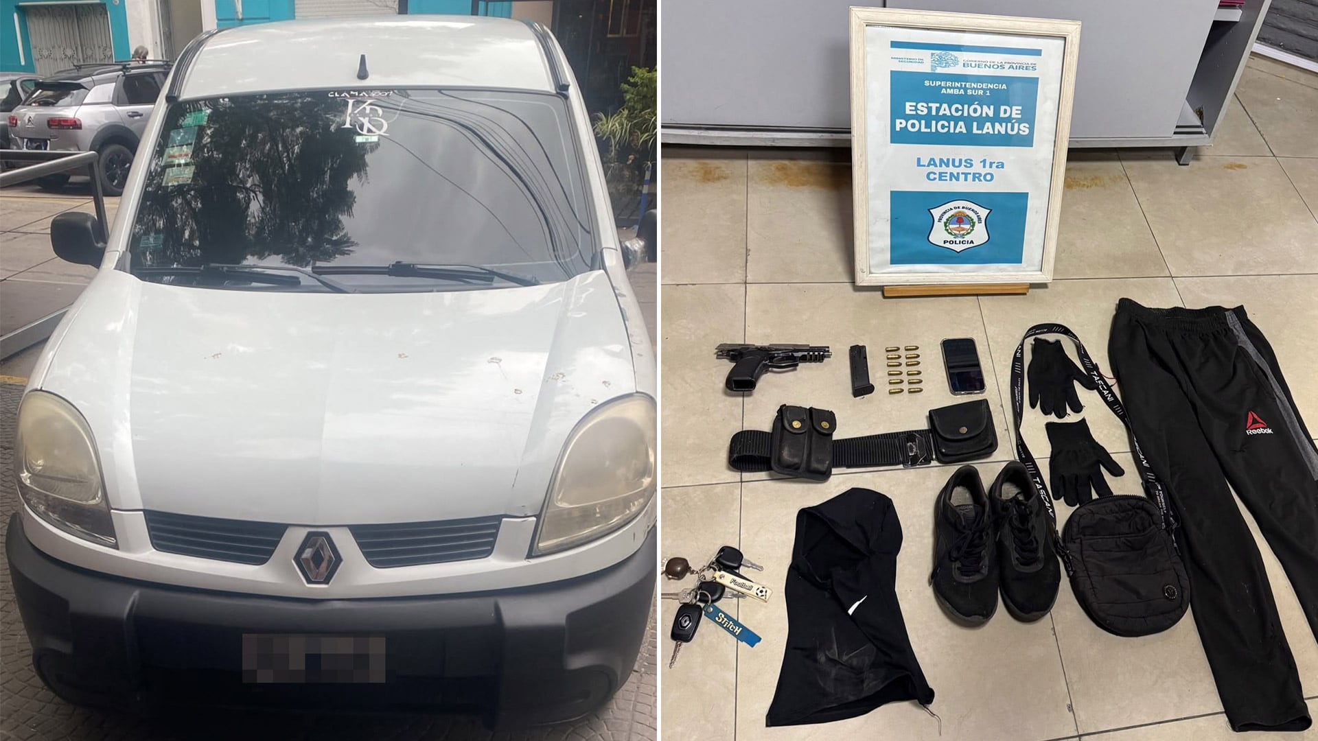 Detuvieron a los dos acusados de robar celulares durante una falsa venta en una estación de servicio de Lanús